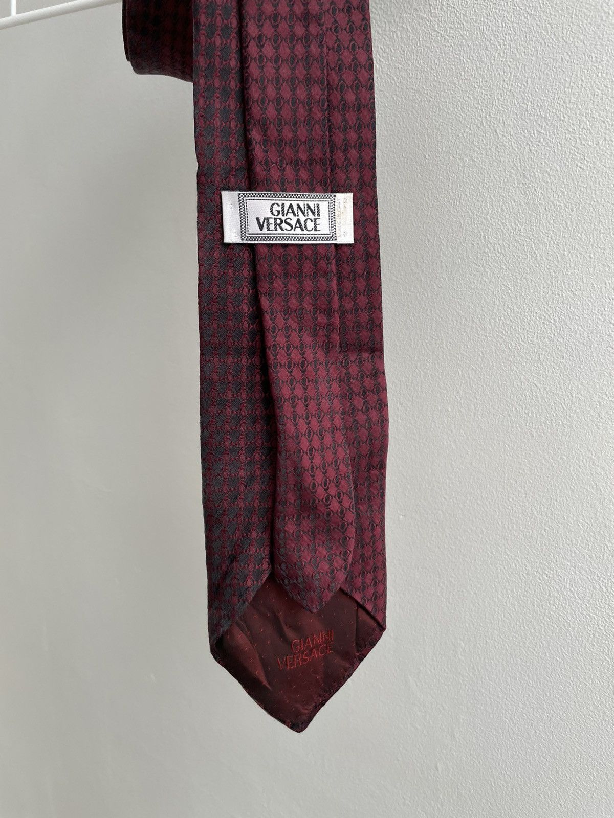 Versace Rare Gianni Versace Vintage 90s Medusa Logo 100% Silk Tie Size ONE SIZE - 19 Thumbnail