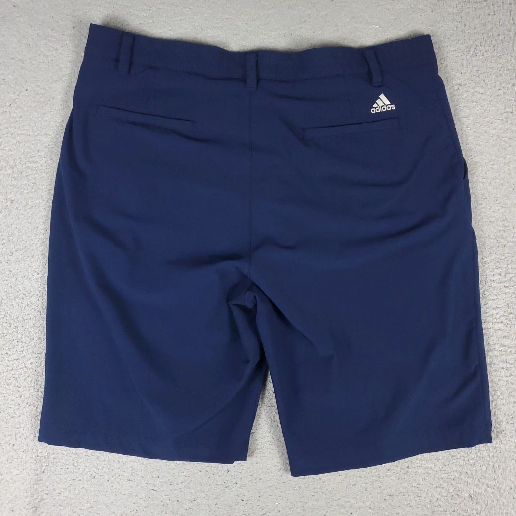Adidas Adidas Shorts Mens 36 Blue Golf Casual Flat Front Chino Slash Pockets [Num] Size US 36 / EU 52 - 7 Thumbnail