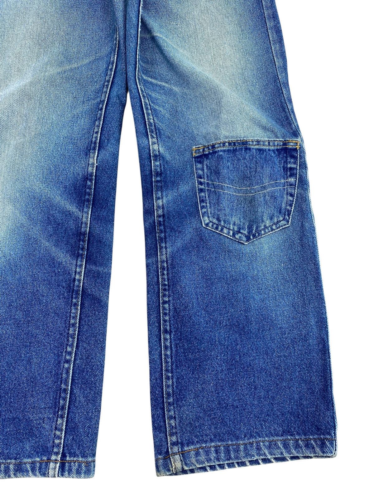 Lee Vintage Lee Brand Blues Wash Patchwork Loose Jeans Size US 28 / EU 44 - 6 Thumbnail