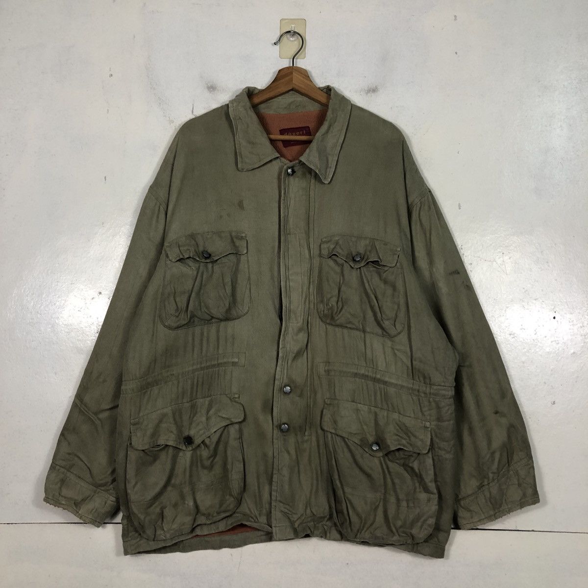 Kapital Vintage Hunting Jacket Dezert Multi Pocket Blanket Size US L / EU 52-54 / 3 - 3 Thumbnail