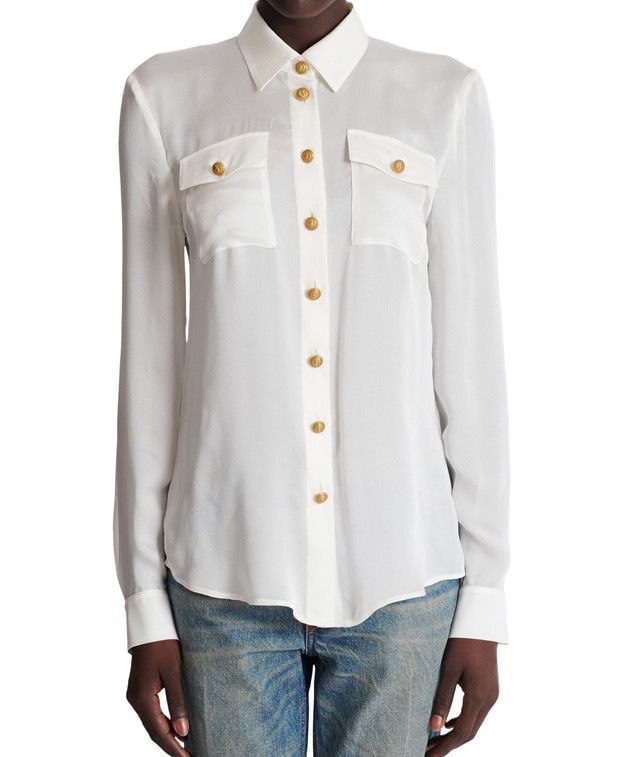Balmain Long-sleeved blouse Size XS / US 0-2 / IT 36-38 - 1 Thumbnail