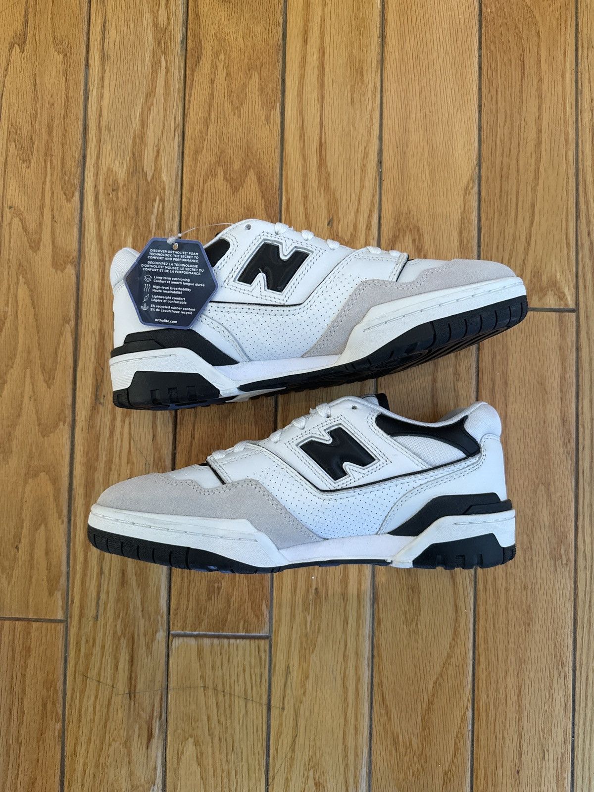 New Balance New Balance 550 Sea Salt Black Size US 7.5 / EU 40-41 - 2 Thumbnail