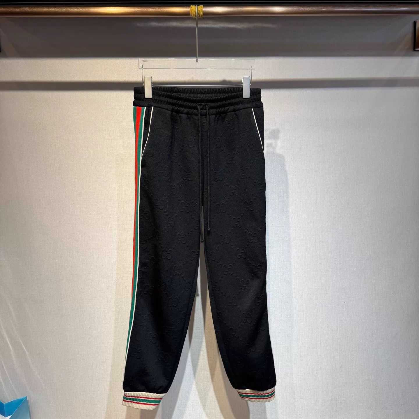 Gucci Gucci Side 3-Color Webbing GG Print Trackpants S New Size US 30 / EU 46 - 1 Thumbnail