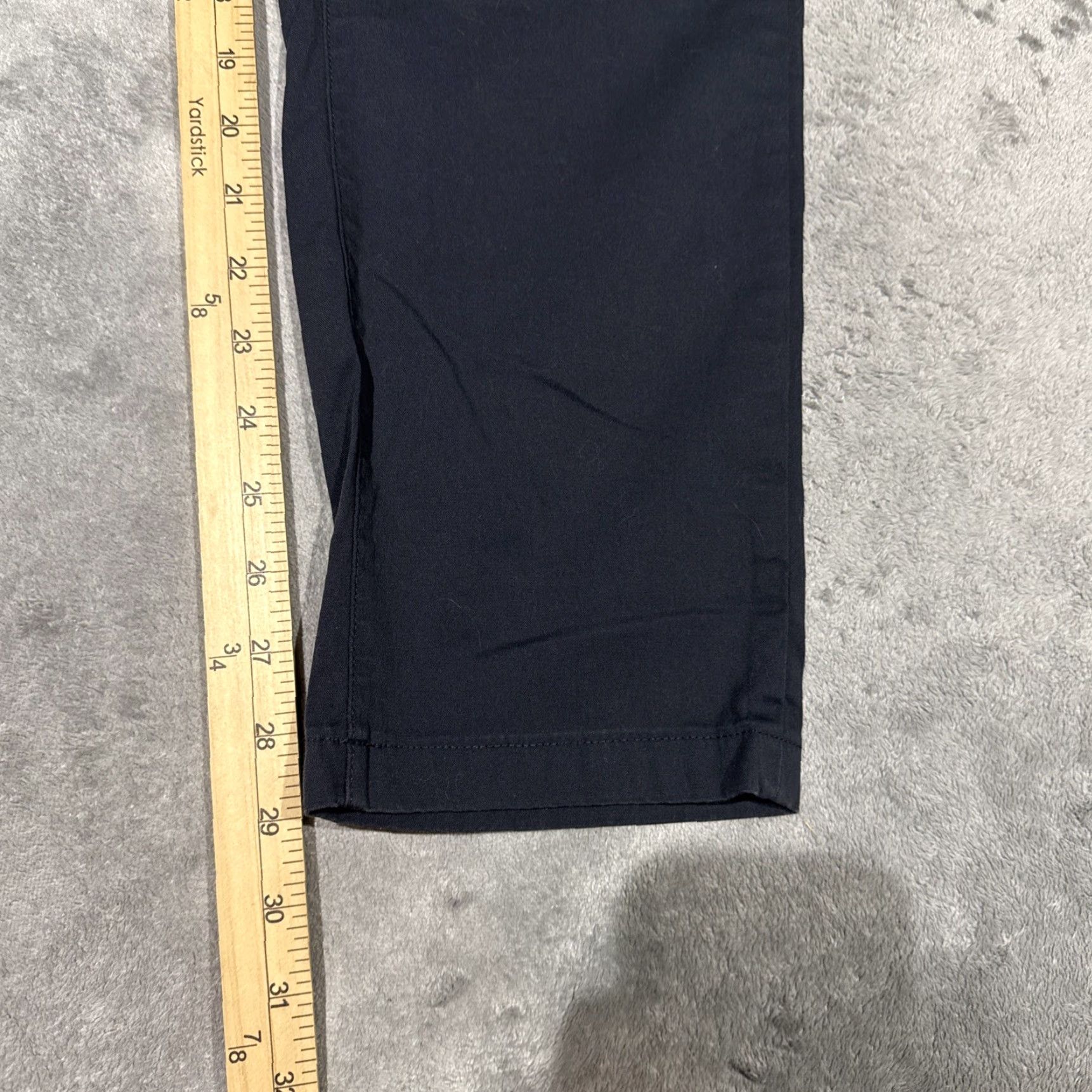 Vintage Bird Dogs Pants Men Navy Blue Chino Lined Stretch Pockets Regular 32x30 Flat Front Tapered Zipper Button Size US 31 - 5 Thumbnail