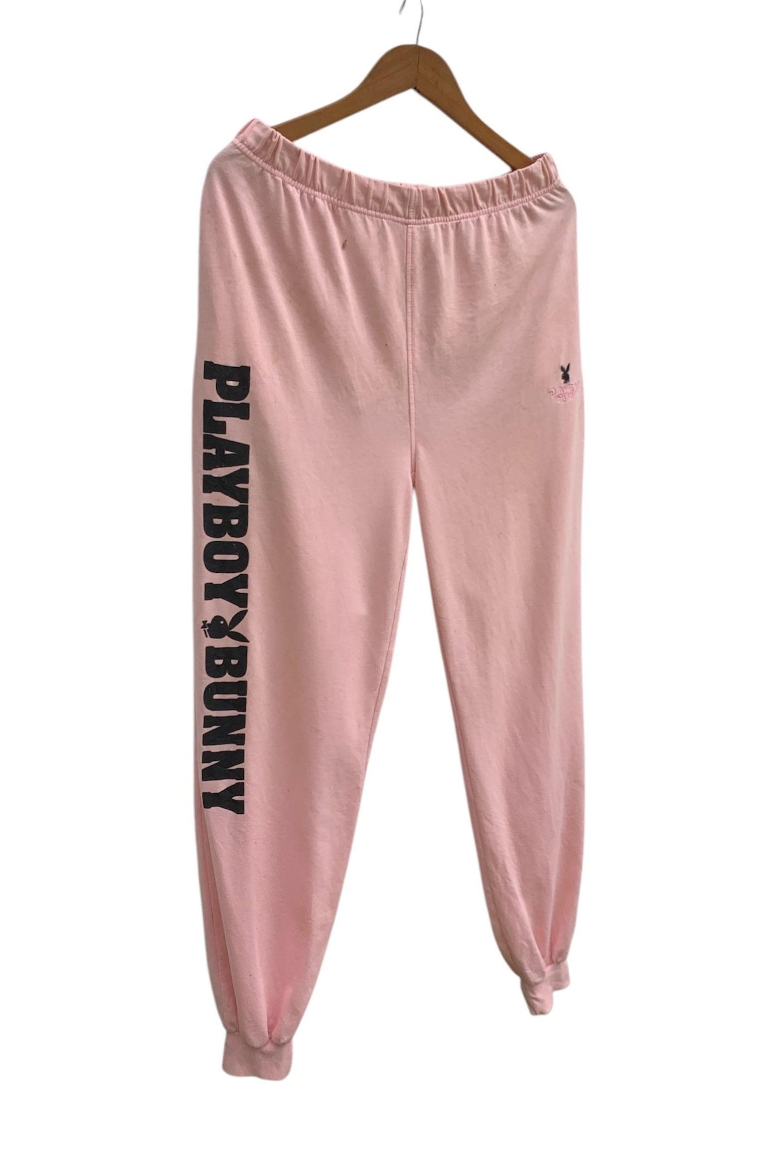 Japanese Brand × Playboy Vintage Playboy Bunny Big Logo Sweatpants Size 30" / US 8 / IT 44 - 5 Thumbnail