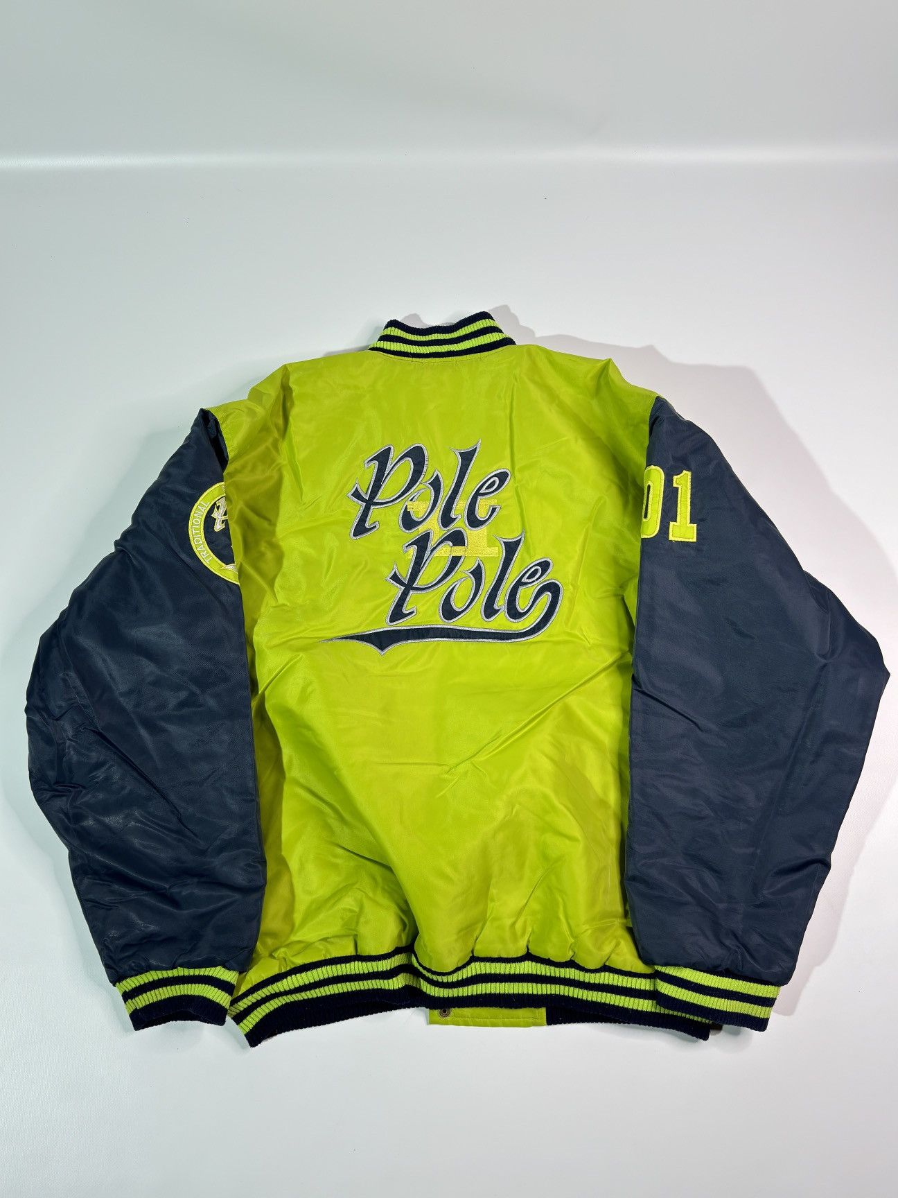 Vintage Vintage Pole Pole varsity bomber jacket satin y2k 90 00 swag Size US XL / EU 56 / 4 - 1 Thumbnail