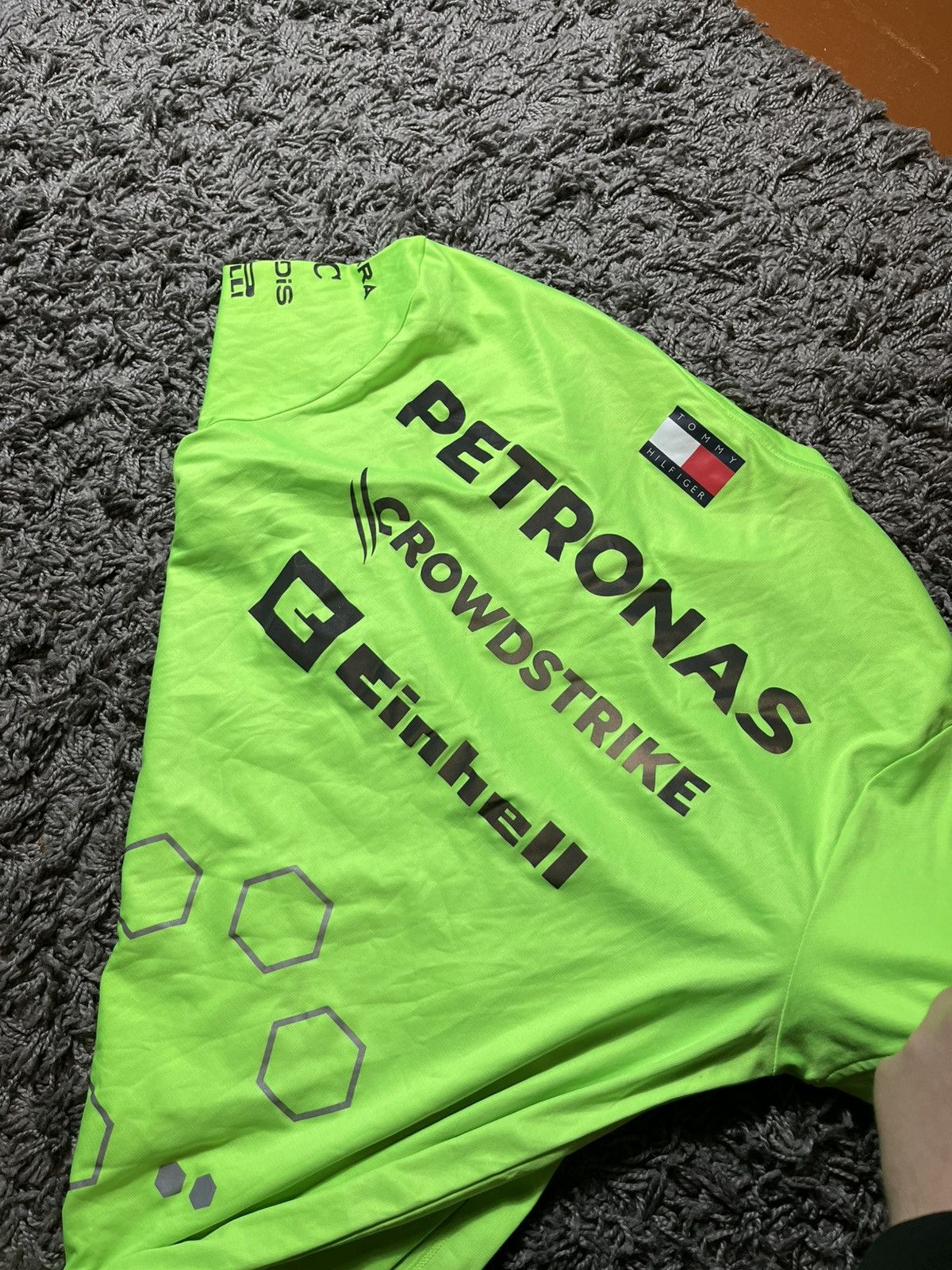Formula 1 × Mercedes-Benz MERCEDES BENZ FORMULA1 RACING TOMMY HILFIGER ADULT T-SHIRT Size US M / EU 48-50 / 2 - 5 Thumbnail