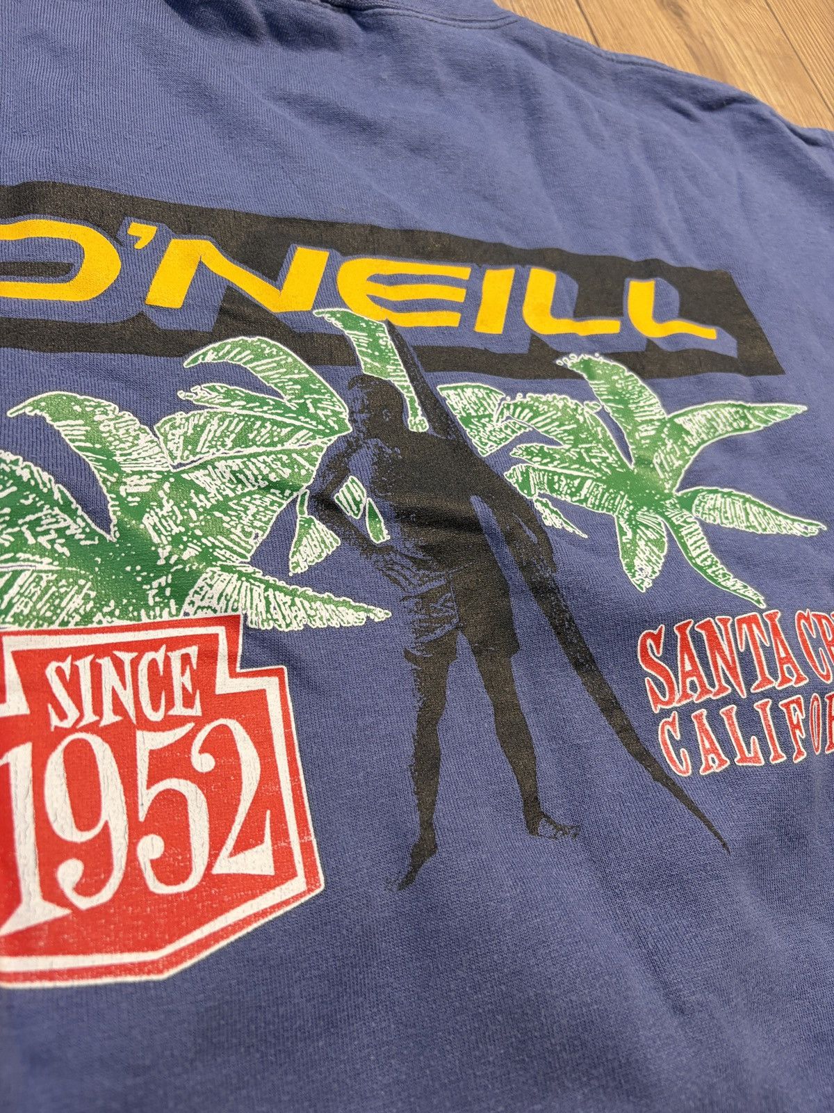 O'Neill O'NEILL Vintage Blue Santa Cruz Sweatshirt Size US M / EU 48-50 / 2 - 11 Thumbnail