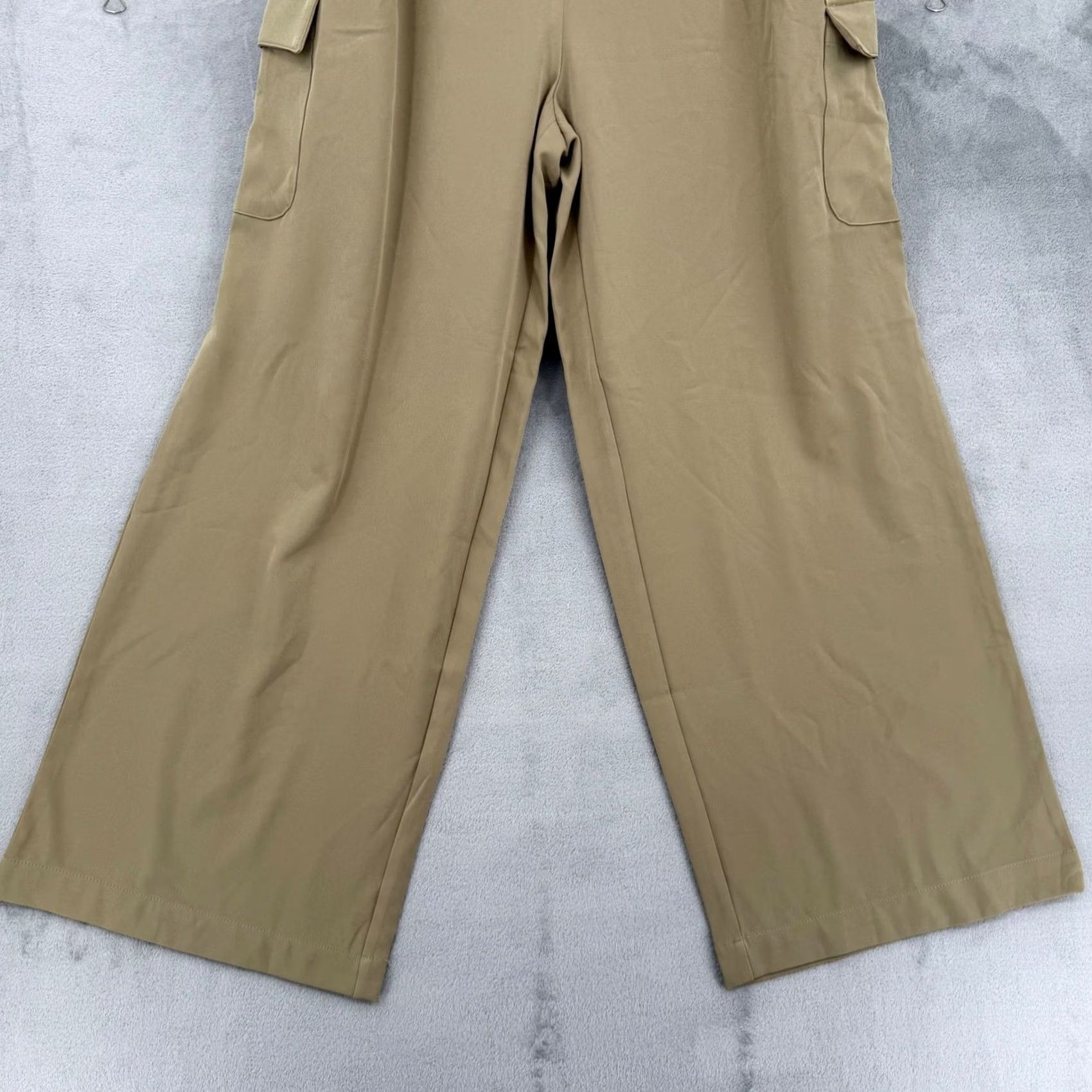 Vintage Merokeety Womens High Waisted Wide Leg Cargo Pants Pleated Trousers Size XL Size 40" / US 18 - 4 Thumbnail