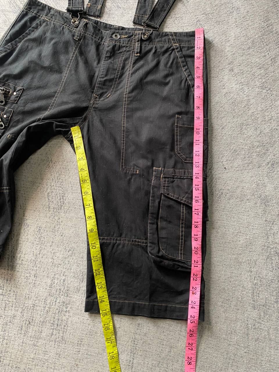 semanticdesign Semantic Design Japan Tactical Cargo Shorts With Suspenders Size US 34 / EU 50 - 13 Thumbnail