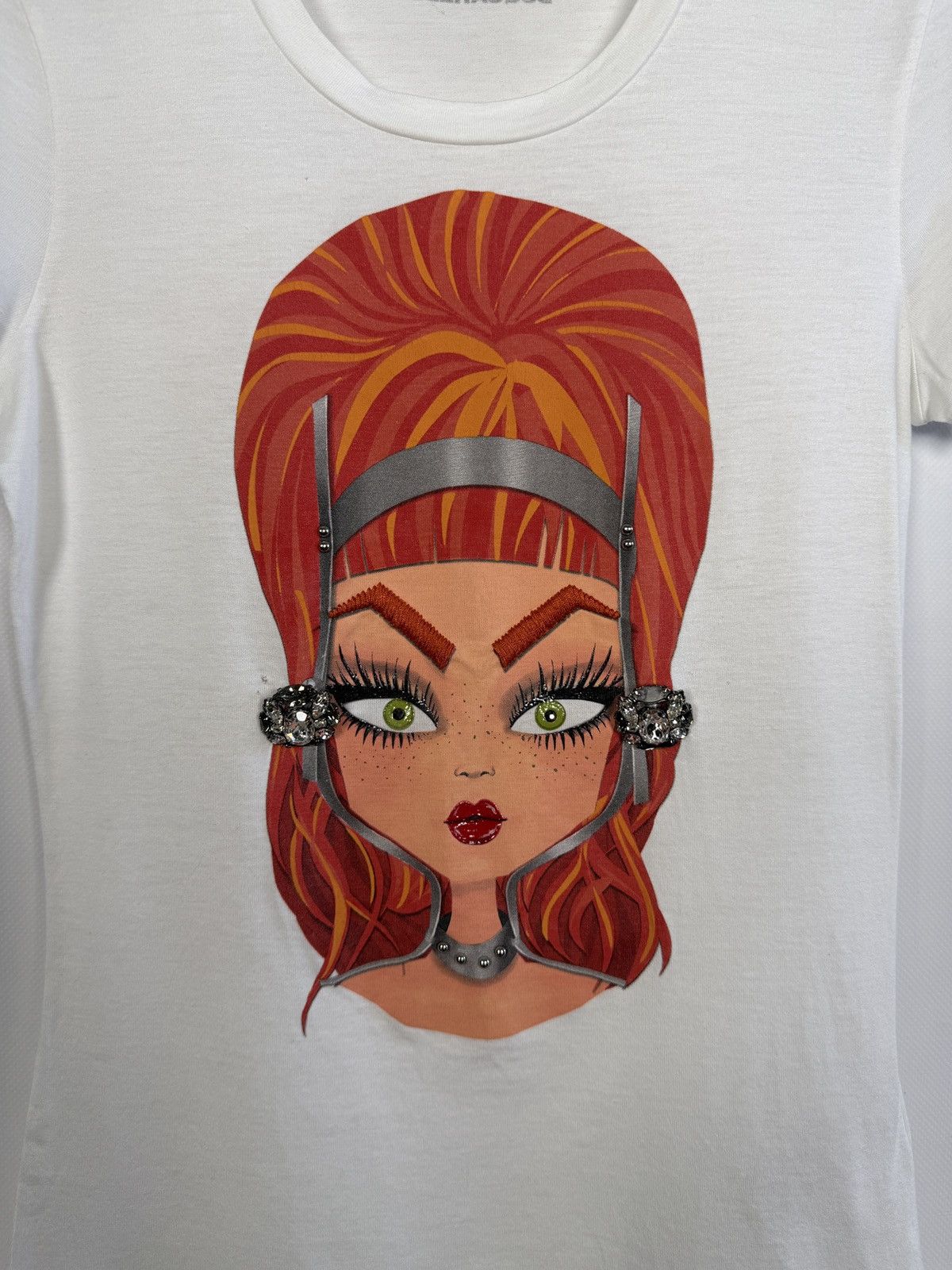 Dsquared2 Dsquared2 Graphic T-Shirt Cartoon Girl Print Italy Size XS Size XS / US 0-2 / IT 36-38 - 6 Thumbnail