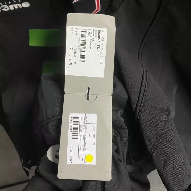 Balenciaga Balenciaga size 40 Black art print embroidered logo short s Size US M / EU 48-50 / 2 - 7 Thumbnail