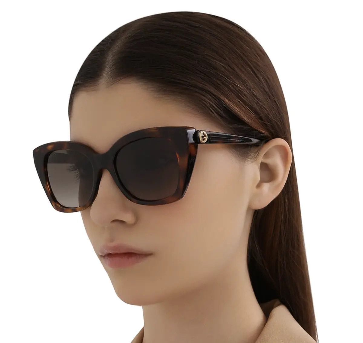 Gucci NEW GUCCI GG0921S-002 Tortoise Size ONE SIZE - 2 Thumbnail