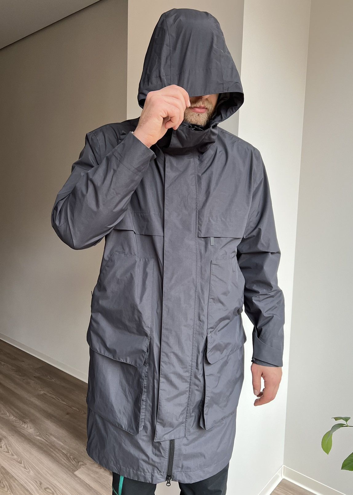 Jack Wolfskin Jack Wolfskin Tech Lab Long Jacket Texapore Coat Size US L / EU 52-54 / 3 - 19 Thumbnail