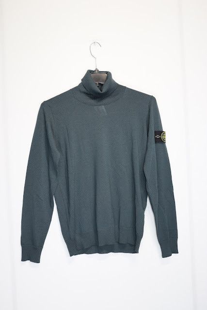 Stone Island o1rshd1 Classic Pullover Turtleneck in Dark Green Size US S / EU 44-46 / 1 - 2 Thumbnail