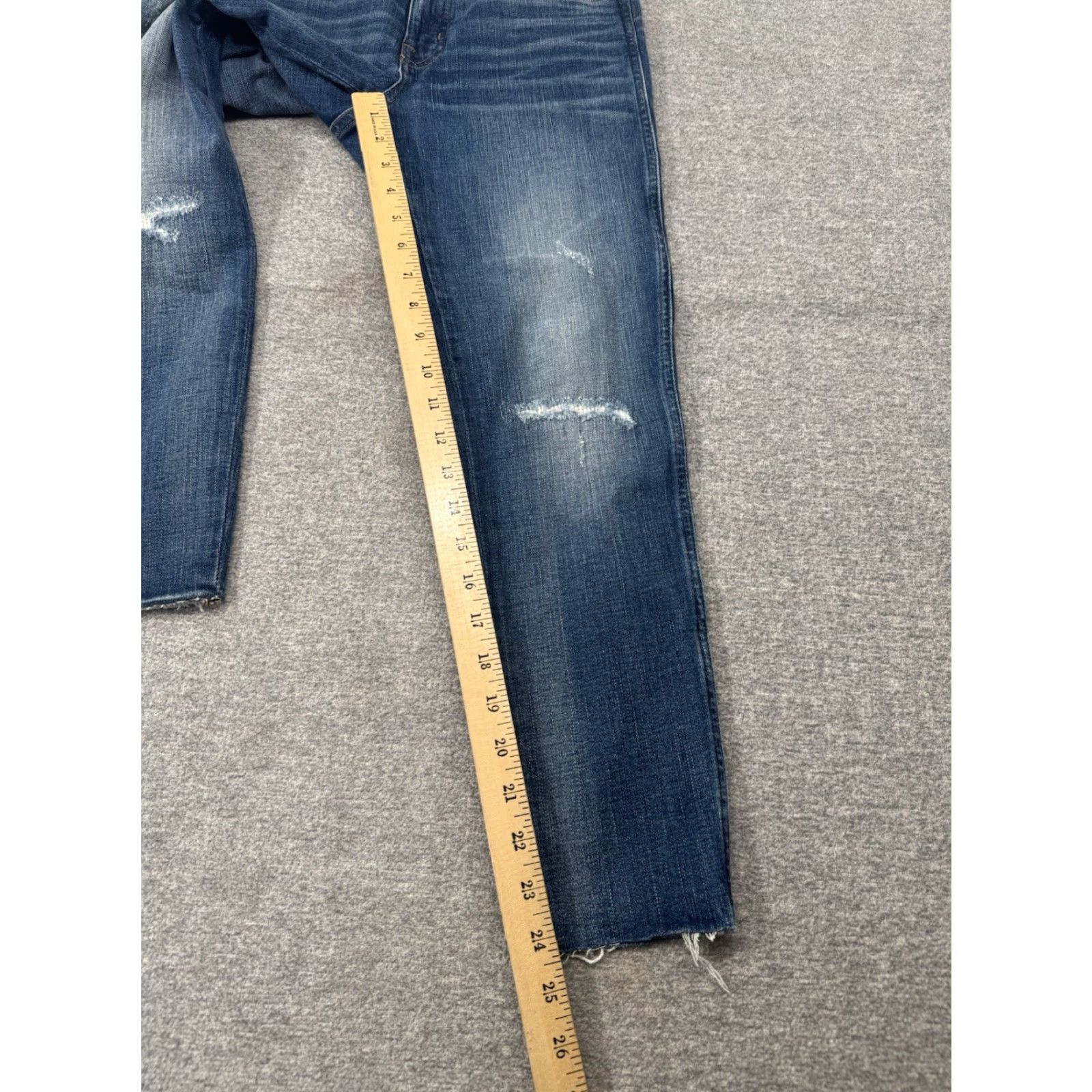 Madewell Madewell Jeans Women’s 27 Skinny 9” High Rise Blue Crop 28x24 Cropped Regular Inseam 24 Women’s Size 28 Black 28x25 Vintage Perfect Pre-owned Size 27" / US 4 / IT 40 - 2 Thumbnail