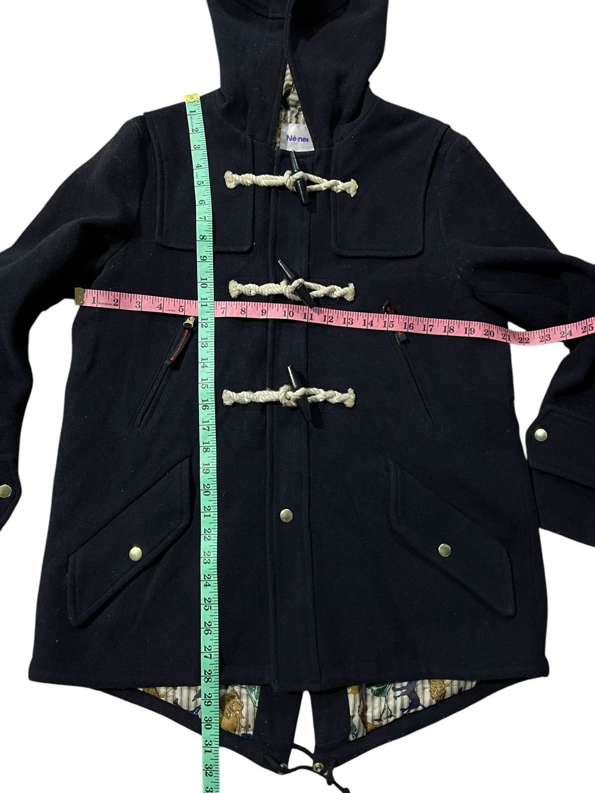 Issey Miyake × Ne-Net × Pleats Please Issey Miyake VINTAGE NE-NET BY ISSEY MIYAKE WOOL DUFFLE JACKET Size US M / EU 48-50 / 2 - 12 Thumbnail