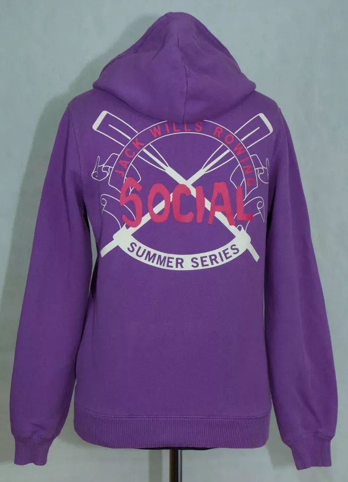 Jack Wills WOMENS JACK WILLS HOODY SIZE UK 12 VGC Size L / US 10 / IT 46 - 1 Thumbnail