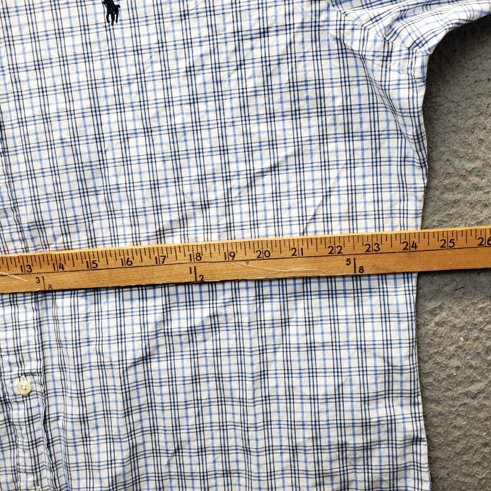 Ralph Lauren VINTAGE Ralph Lauren Dress Shirt Mens XL Multi Plaid Pony Logo Button Down Size 46R - 3 Thumbnail