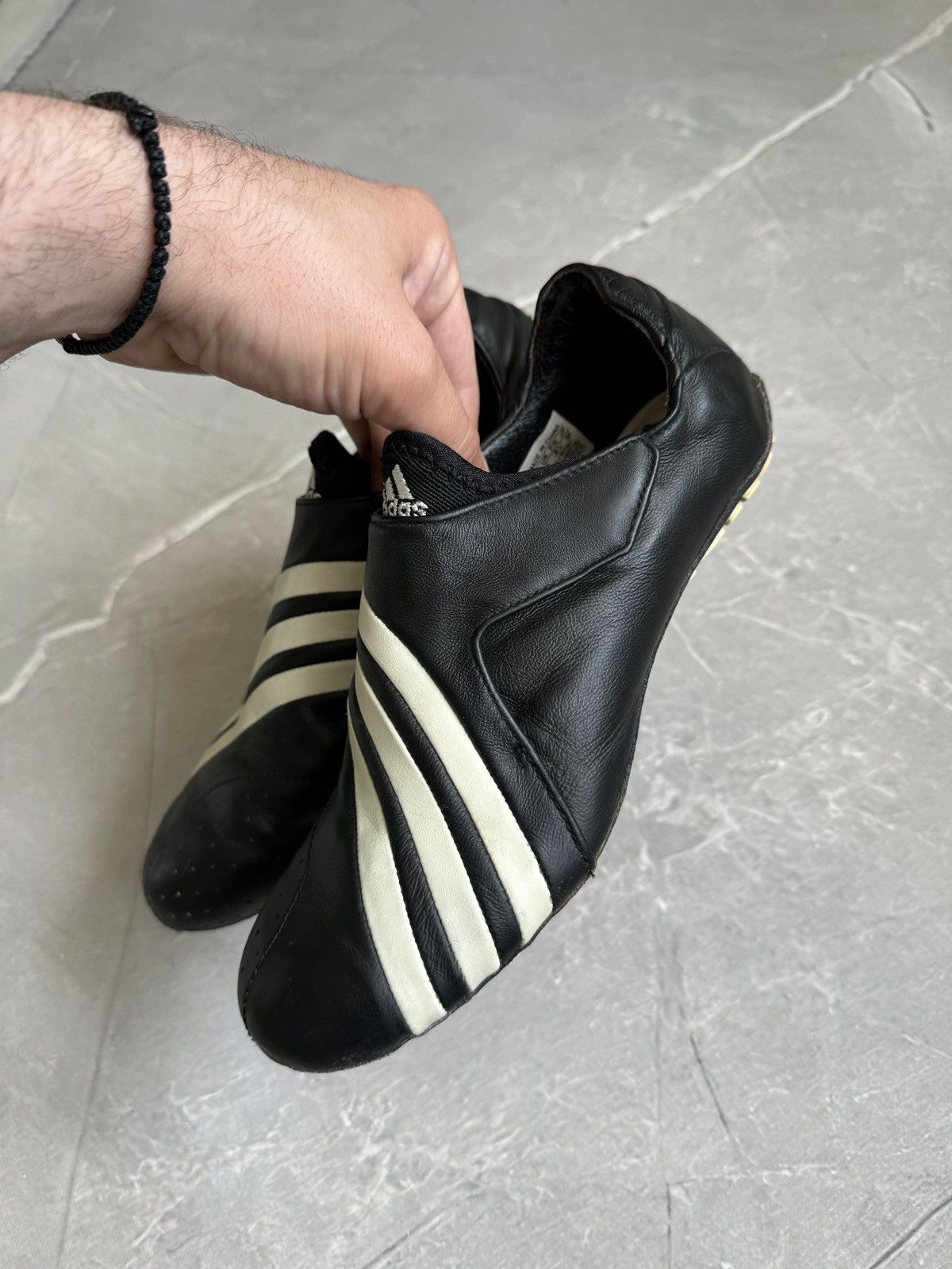 Adidas Vintage 00s Adidas Yoga Vario Leather Slip On Sneakers Y-3 Size US 7.5 / IT 37.5 - 5 Thumbnail