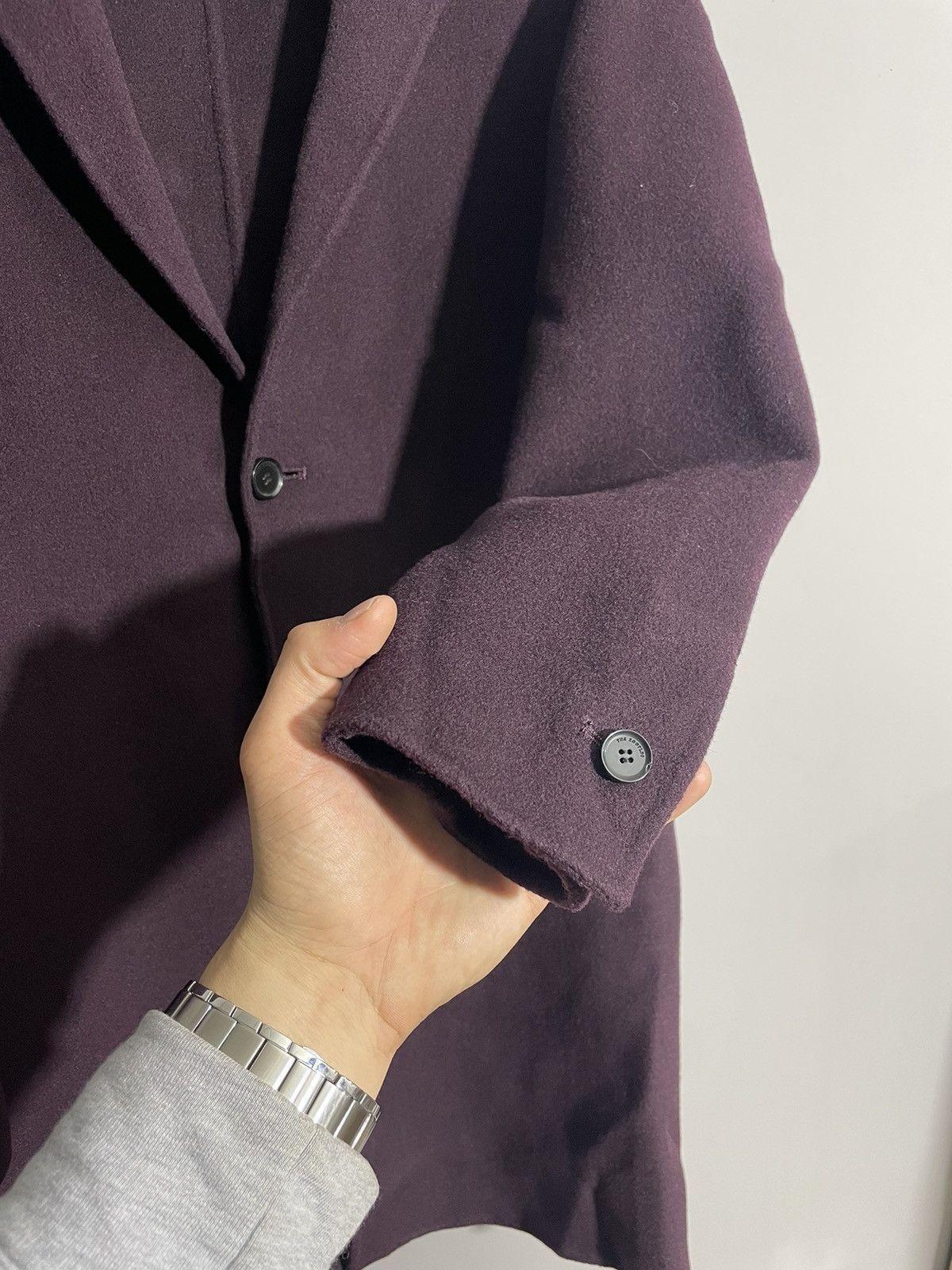 The Kooples The Kooples Burgundy Wool Coat Jacket size 44 Size M / US 6-8 / IT 42-44 - 5 Thumbnail