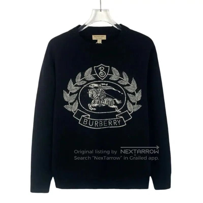 Burberry Burberry Black Wool Women's Knit Sweater. Size S / US 4 / IT 40 - 1 Thumbnail