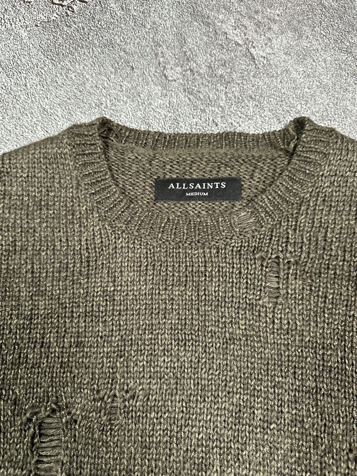 Allsaints AllSaints distressed style sweater Size US M / EU 48-50 / 2 - 12 Thumbnail