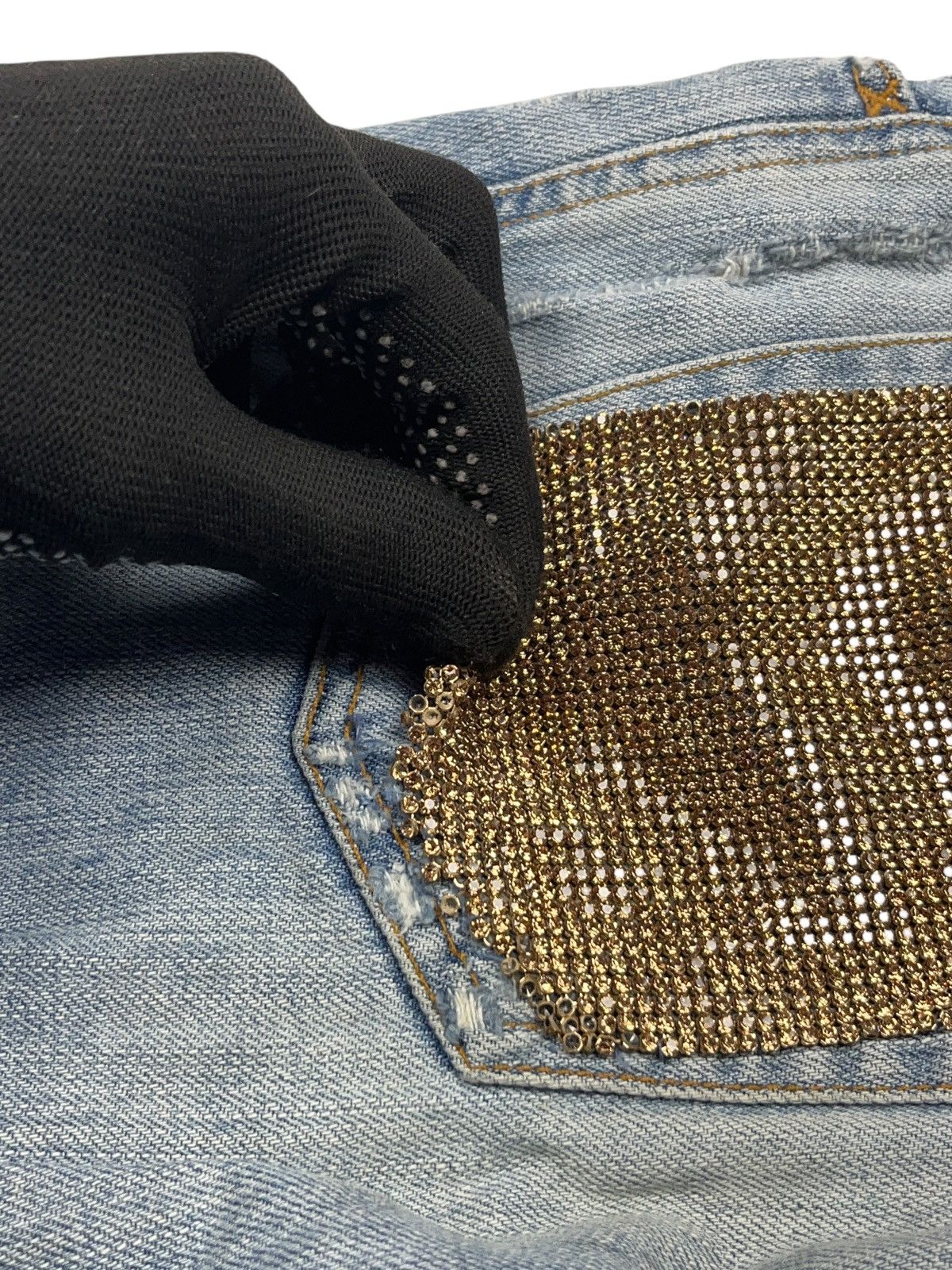 Dolce & Gabbana Vintage Dolce & Gabbana Hollywood Cowboy Distressed Jeans Size 28" / US 6 / IT 42 - 13 Thumbnail