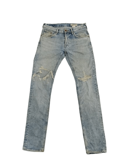 H&M H&M Distressed Jeans Slim Fit Nice Style Size US 30 / EU 46 - 1 Thumbnail