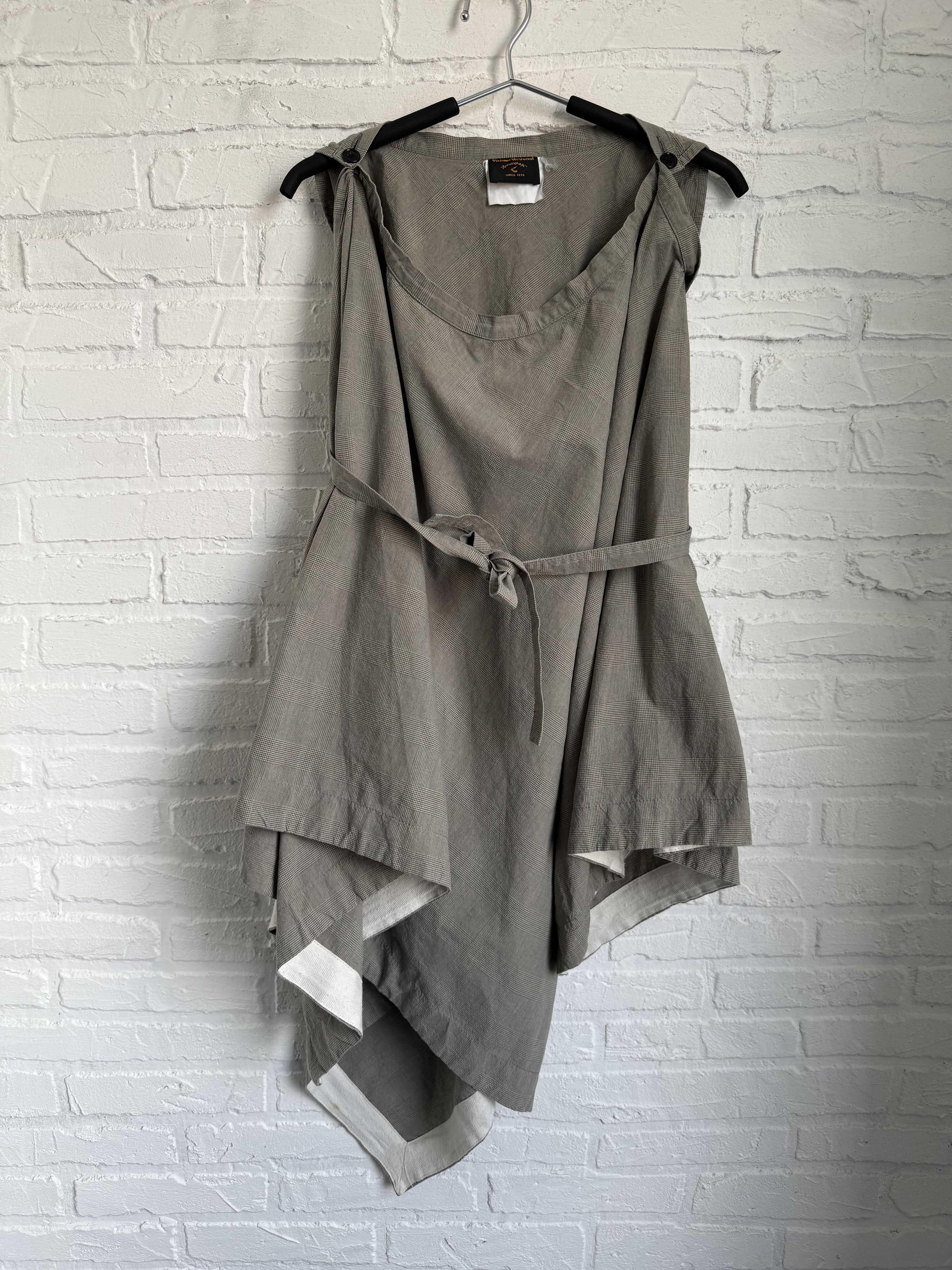 Vivienne Westwood RARE Vivienne Westwood Anglomania Asymmetric Draped Dress Size M / US 6-8 / IT 42-44 - 9 Thumbnail