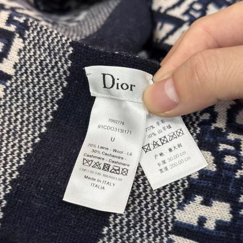 Dior Dior Monogram Scarf Fashion Accessory-2506 Size ONE SIZE - 5 Thumbnail