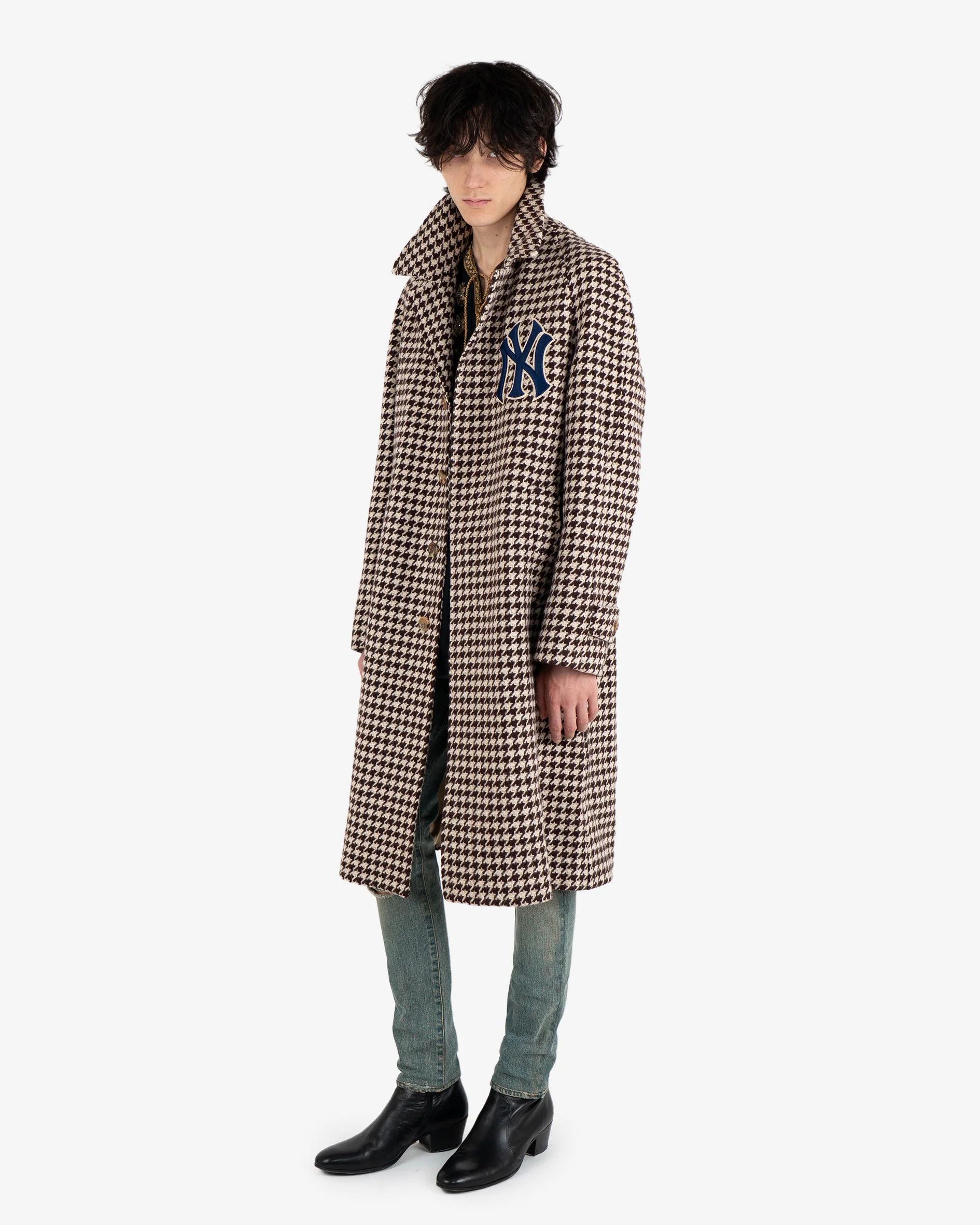 Gucci × New York Yankees NY Yankees Houndstooth Coat (FW18) Size US M / EU 48-50 / 2 - 11 Thumbnail