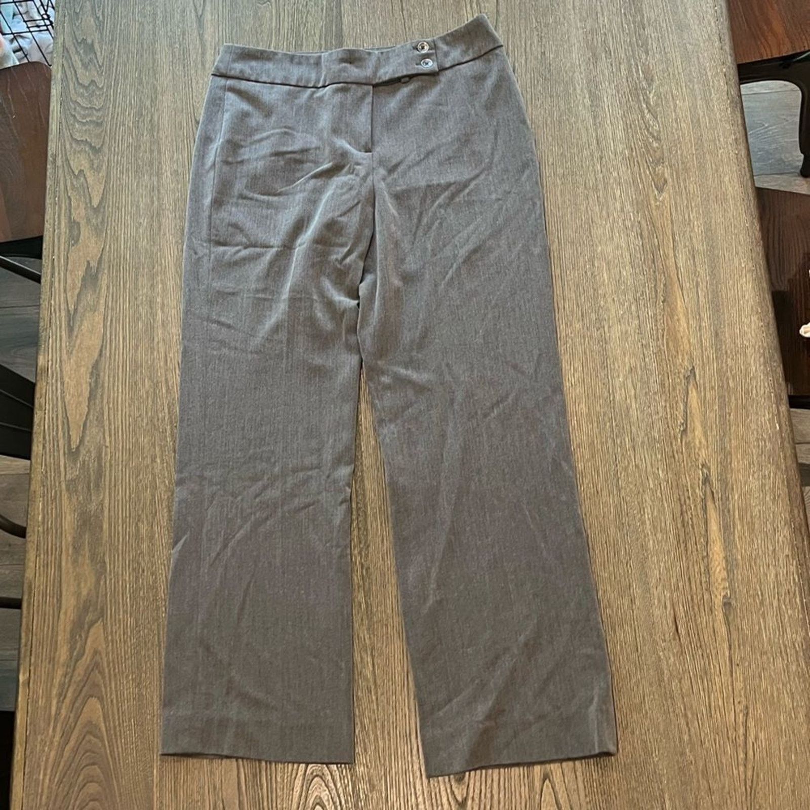 Vintage Bandolino Blu Medium Heathered Gray Straight Legs Size 8 Size 30" / US 8 / IT 44 - 1 Thumbnail