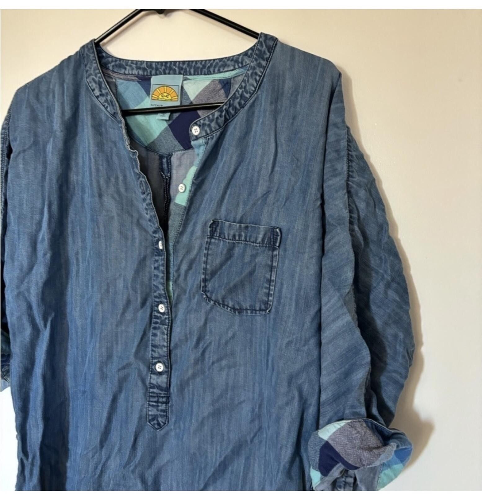 Other C&C California denim dress Size S / US 4 / IT 40 - 2 Thumbnail