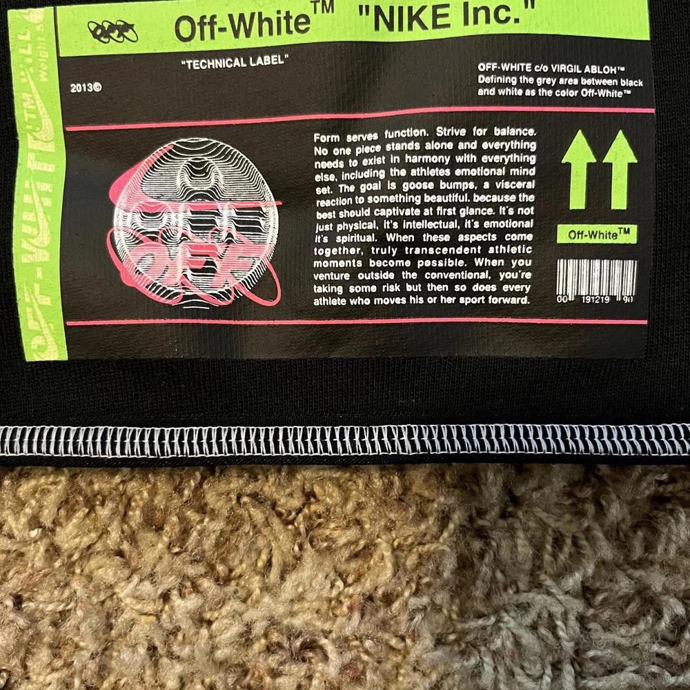 Nike Nike Off-White Hoodie Black Sample Size US M / EU 48-50 / 2 - 12 Thumbnail