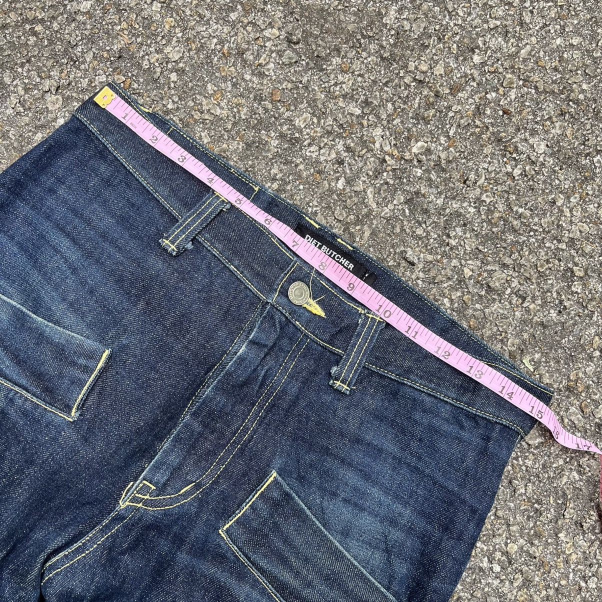Diet Butcher Slim Skin Diet Butcher Slim Skin Jeans Bush Pant Faded Japanese Denim Size US 30 / EU 46 - 6 Thumbnail
