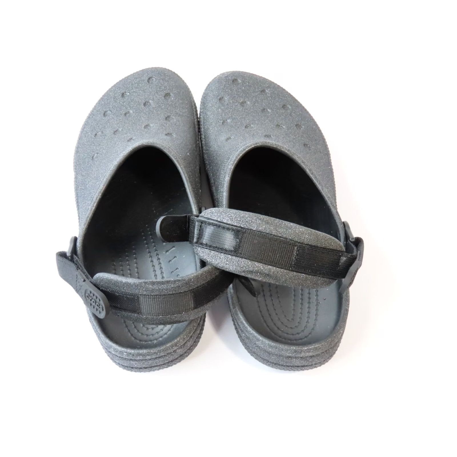 Crocs Crocs Classic Work Graphic Clog Men’s 13 Black Glitter New 210454 Size US 13 / EU 46 - 3 Thumbnail