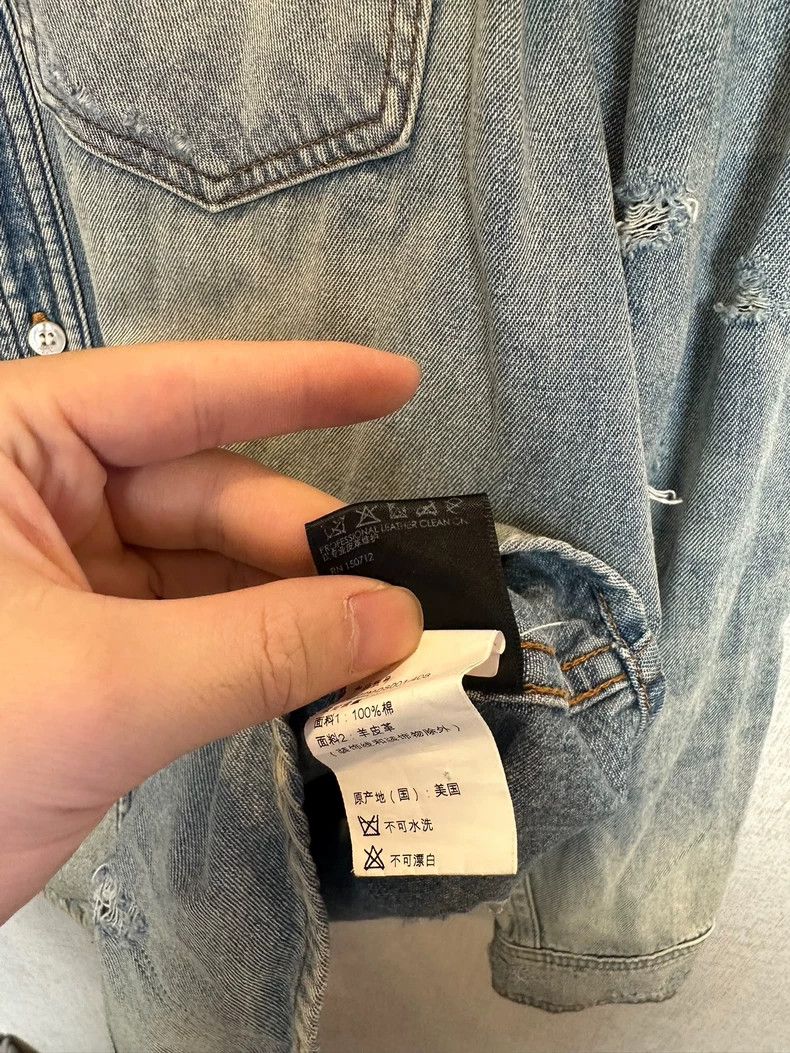Amiri Amiri blue denim jacket Size US L / EU 52-54 / 3 - 5 Thumbnail