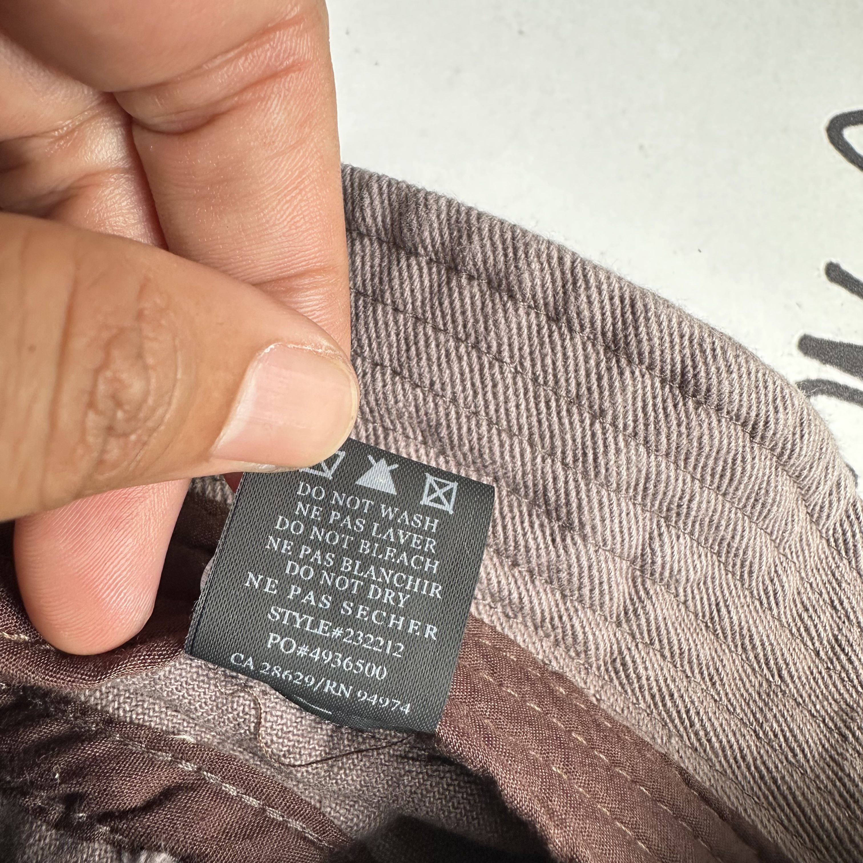 Stussy STUSSY AURORA WASHED TWILL BUCKET HAT M/L TAUPE Size ONE SIZE - 4 Thumbnail