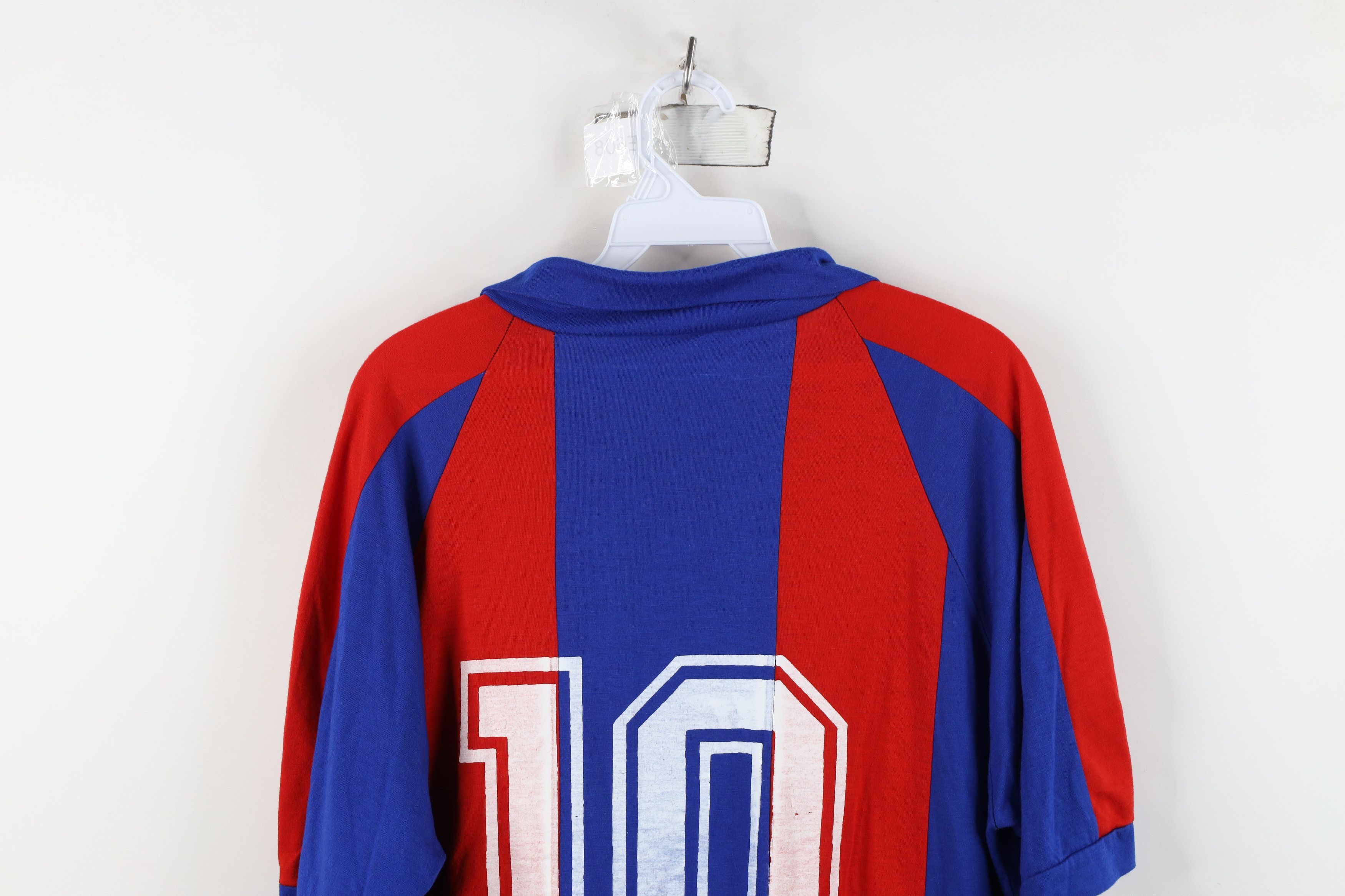 Vintage Vintage 80s Club Cerro Porteno Soccer Football Jersey #10 Size US L / EU 52-54 / 3 - 14 Thumbnail