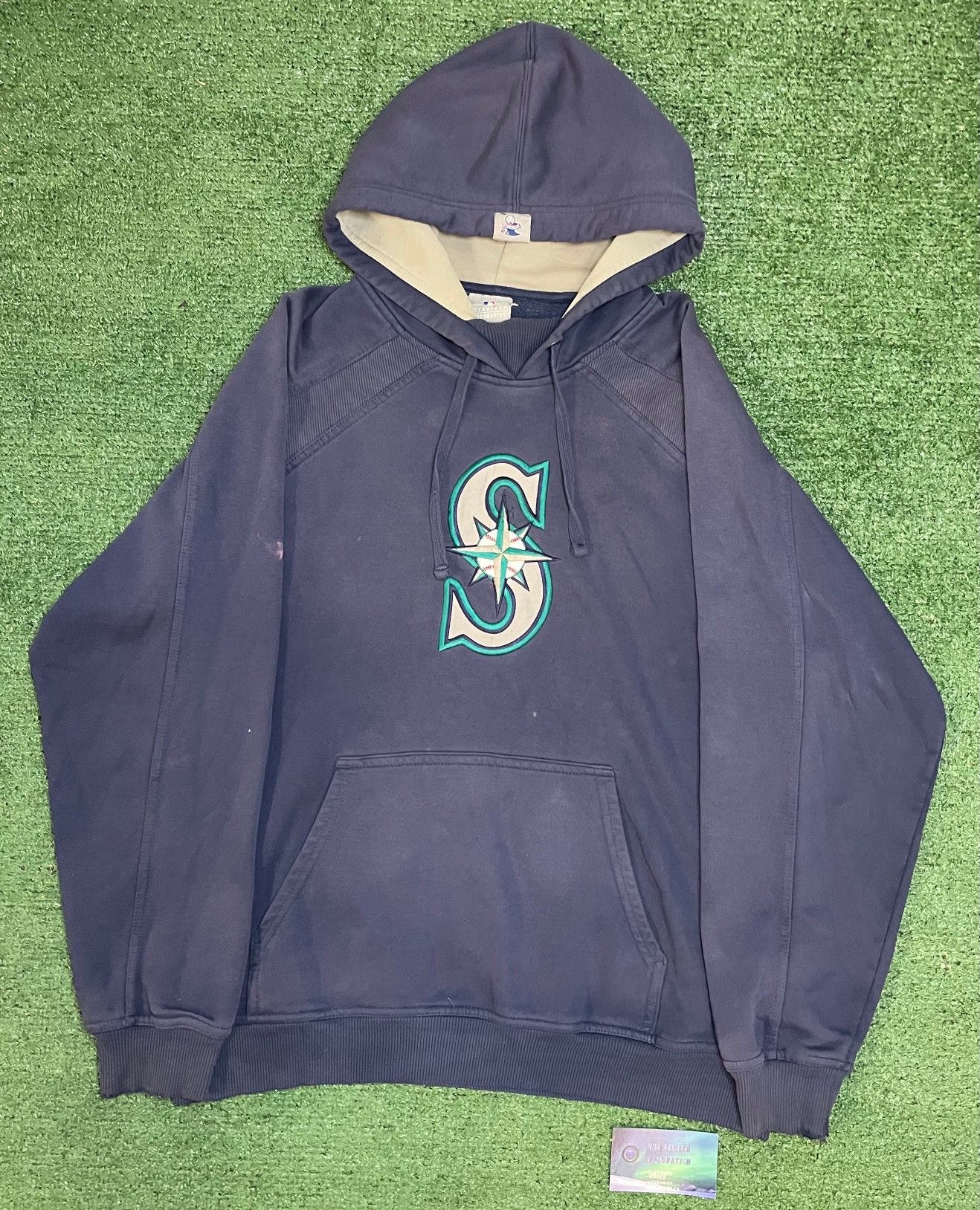 MLB × Vintage Vintage 2000s Seattle mariners embroidered hoodie Size US L / EU 52-54 / 3 - 1 Thumbnail