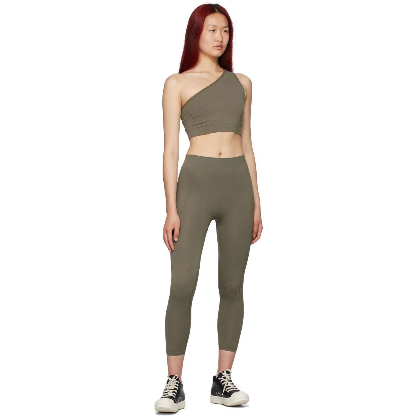 Rick Owens o1y0126 Crop Top in Military Green Size L / US 10 / IT 46 - 4 Thumbnail