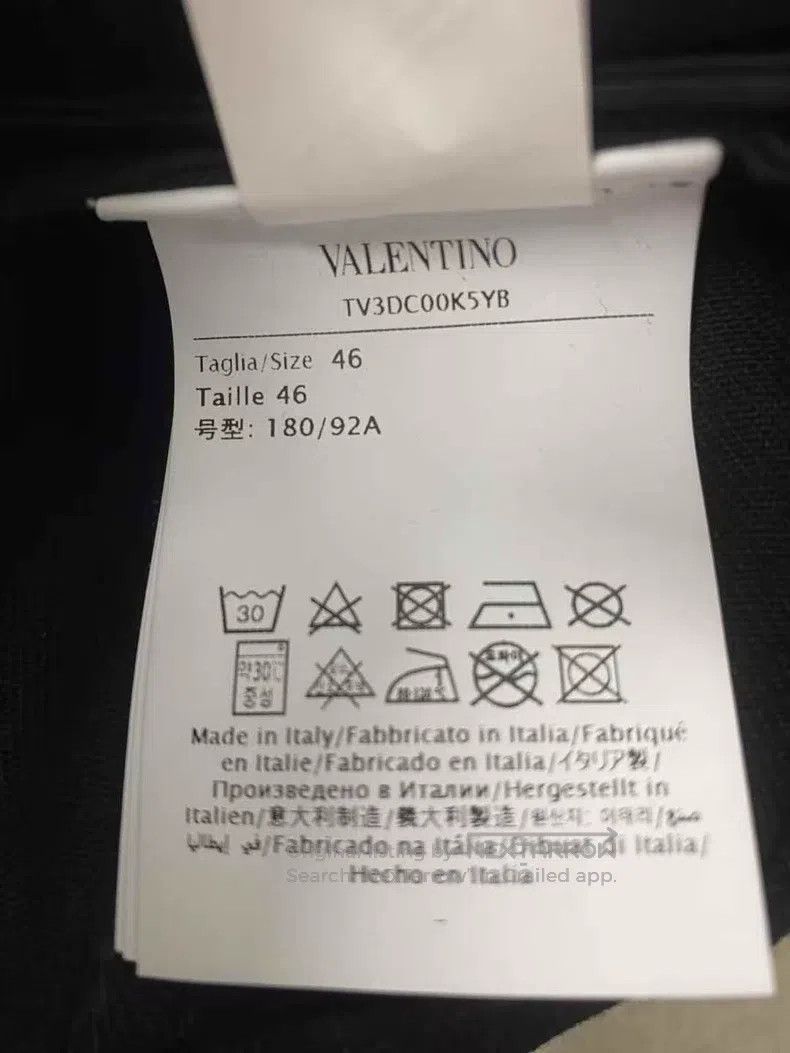 Valentino Valentino Black letter denim jacket jacket Size US 30 / EU 46 - 4 Thumbnail