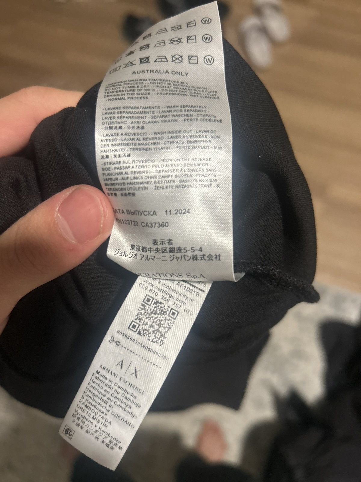 Armani Black Sweater Size US L / EU 52-54 / 3 - 4 Thumbnail