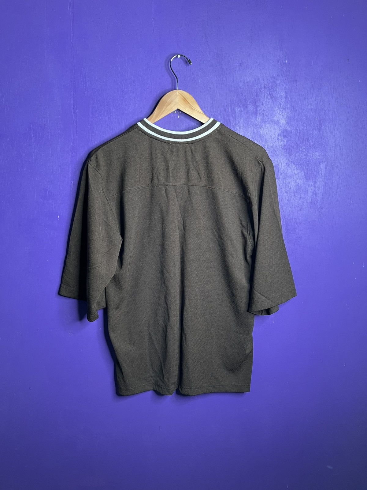 Nike × Vintage Vintage 00s Nike brown swoosh soccer jersey Size US M / EU 48-50 / 2 - 2 Thumbnail