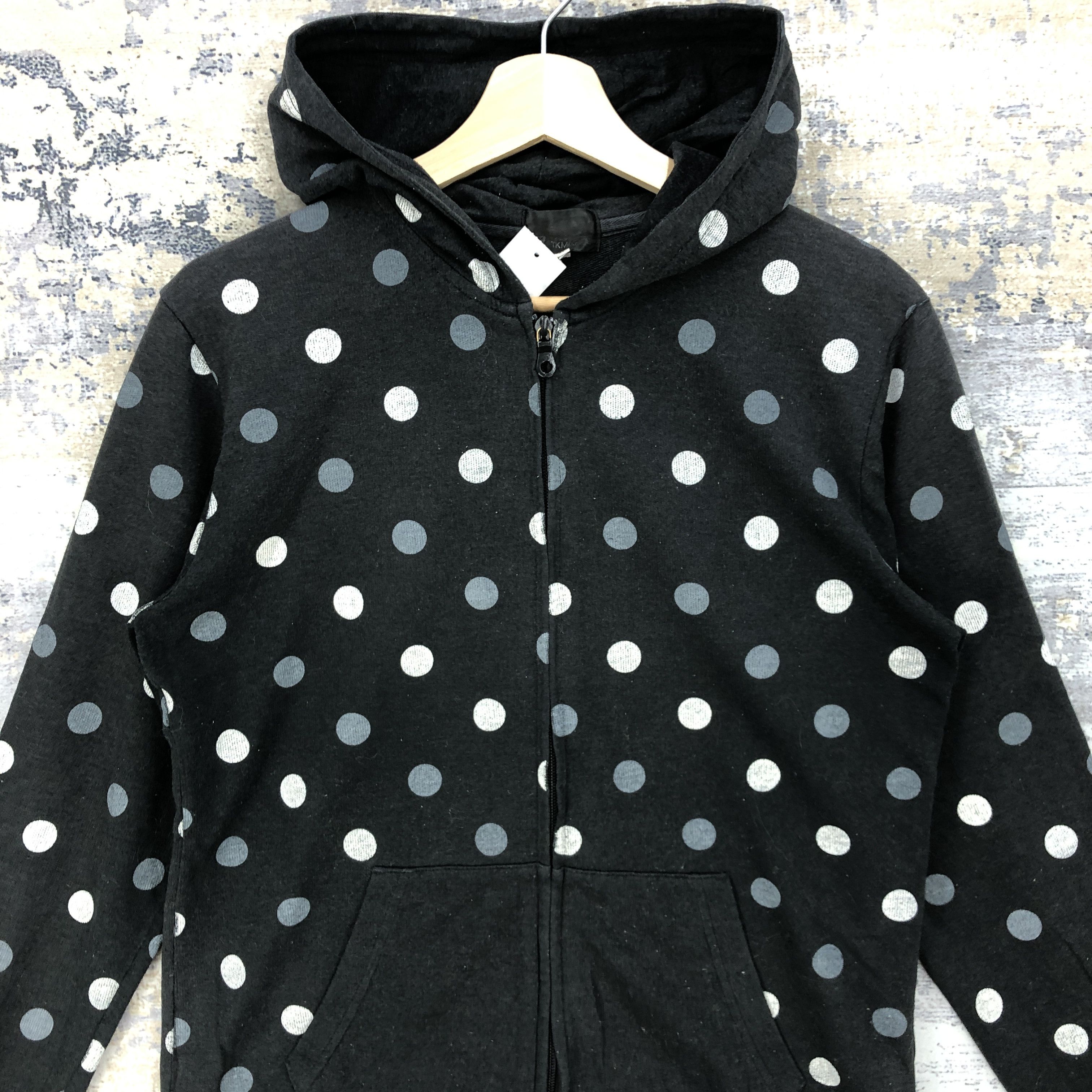 Japanese Brand × Takeo Kikuchi × Vintage Takeo Kikuchi Sweater Japanese Polka Dot Sweatshirt Hoodie Size US M / EU 48-50 / 2 - 3 Thumbnail