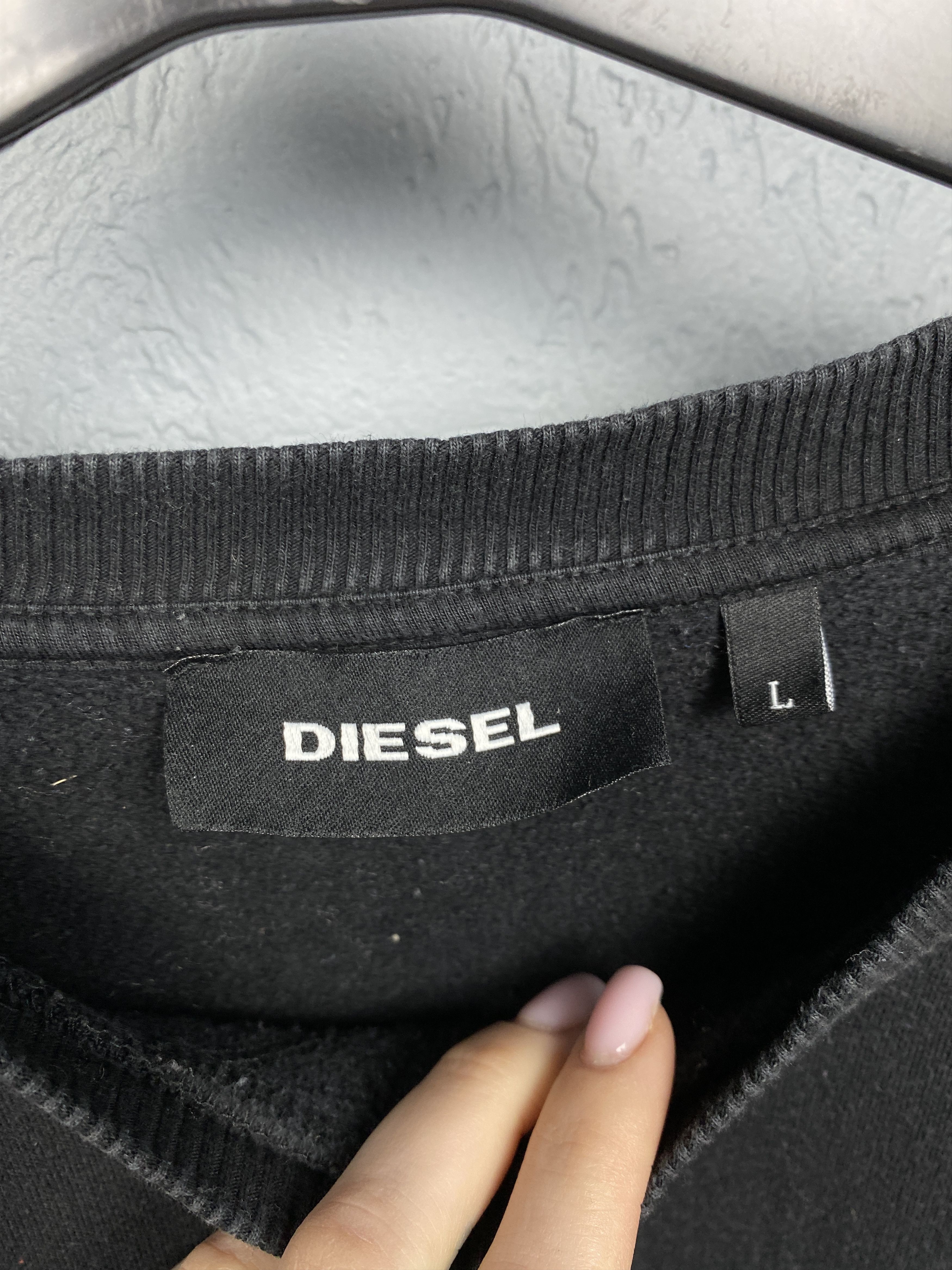 Diesel Diesel Vintage Mens Big Logo Punk Sweatshirt Y2K Size US L / EU 52-54 / 3 - 5 Thumbnail