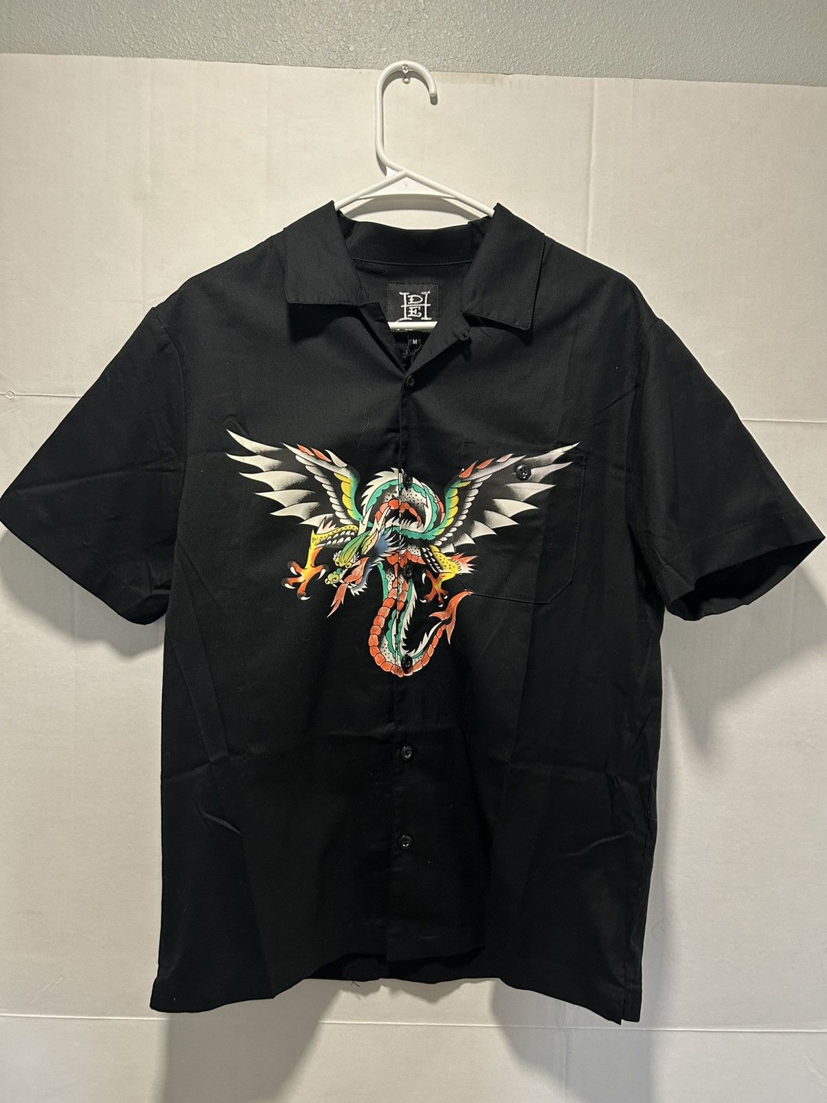 Ed Hardy y2k EdHardy ShortSleeve Button Up Size US M / EU 48-50 / 2 - 1 Thumbnail