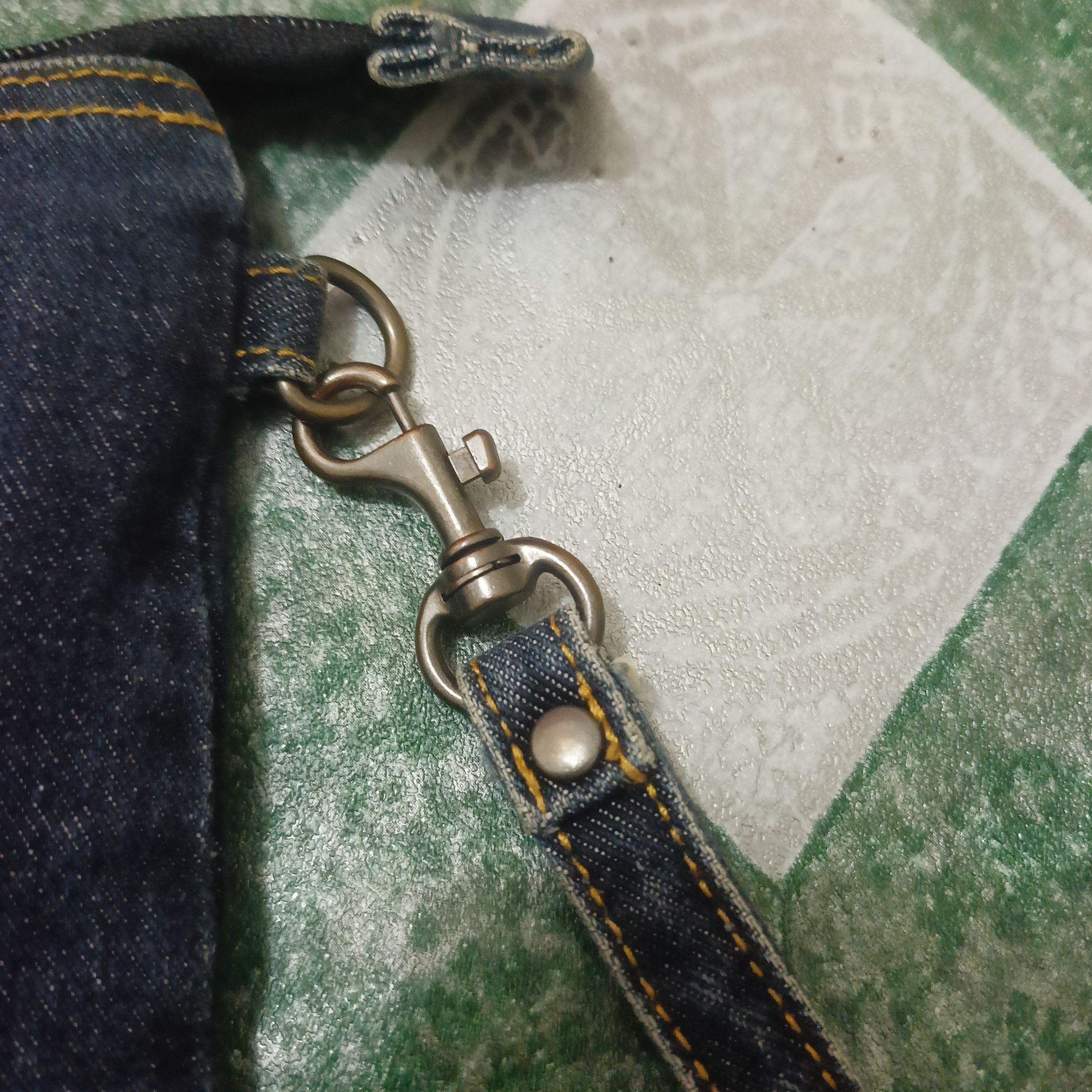 Kangol Kangol Denim design eco friendly clutch bag Size ONE SIZE - 3 Thumbnail