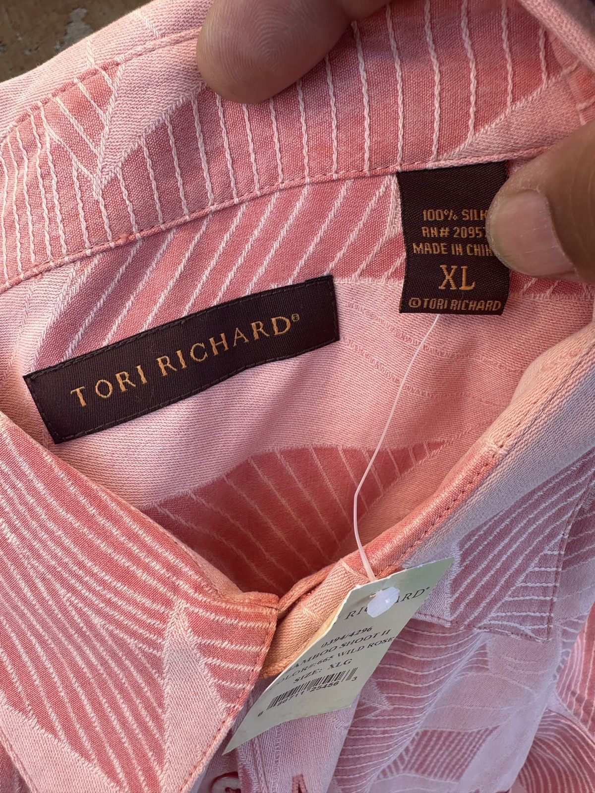 Tori Richard New Tori Richard Hawaiian Print Orange Full Button Men's XL Size US XL / EU 56 / 4 - 5 Thumbnail
